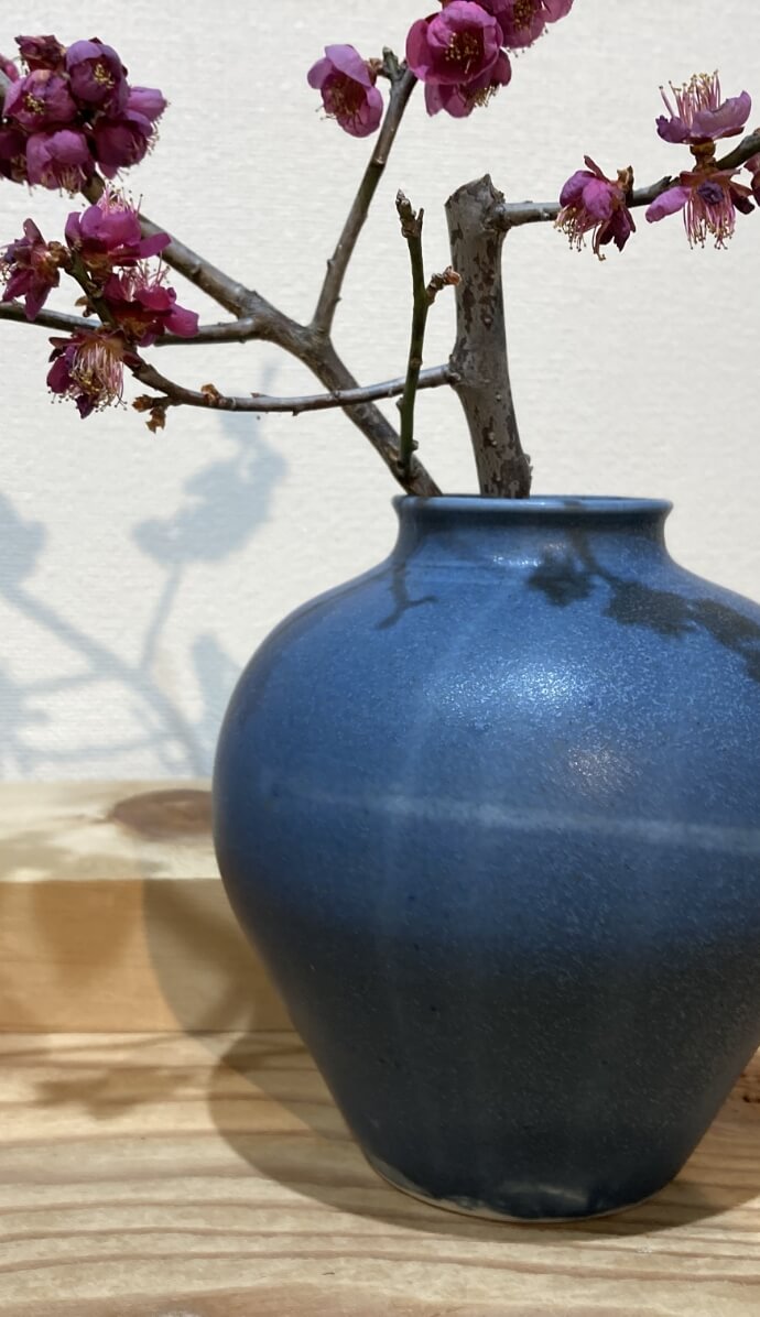 「chigasaki blue」の花瓶
